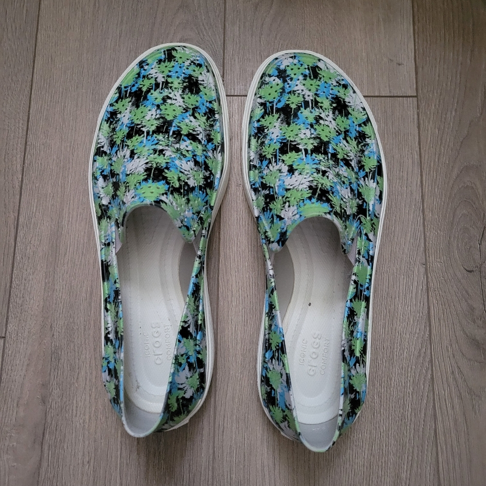 Crocs Floral Slip-On Shoes